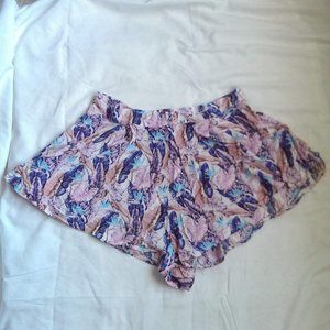 Henrigirl Feather flowy shorts